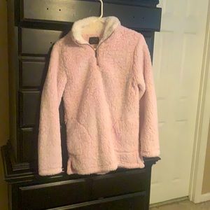 Love Tree, small pink pullover.